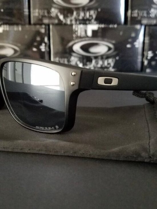 OO9102 Oakley Holbrook Chrome Iridium Prizm Polarized Sunglasses - Picture 2 of 8